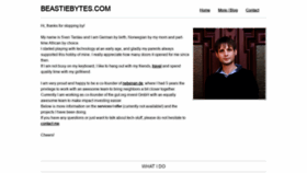 What Beastiebytes.com website looked like in 2023 (2 years ago)