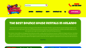 What Bouncykangaroopartyrental.com website looked like in 2023 (1 year ago)