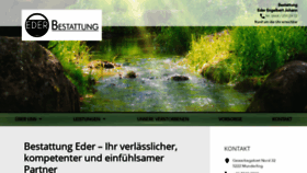 What Bestattung-eder.com website looked like in 2023 (1 year ago)