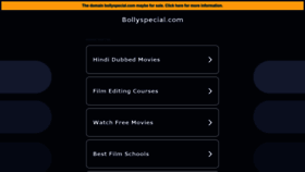 What Bollyspecial.com website looked like in 2023 (1 year ago)