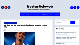 What Bestarticleweb.net website looked like in 2023 (1 year ago)