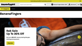 What Bananafingers.com website looked like in 2023 (2 years ago)