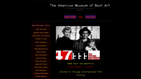 What Beatmuseum.org website looked like in 2023 (1 year ago)