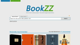 What Bookzz.ren website looked like in 2023 (1 year ago)