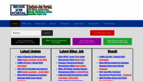 What Biharjobportal.com website looked like in 2023 (1 year ago)