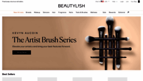 What Beautylish.com website looked like in 2023 (1 year ago)