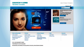 What Bausch.in website looked like in 2023 (1 year ago)