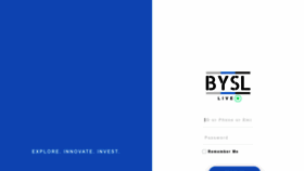 What Bysl.live website looked like in 2023 (1 year ago)