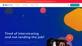 What Biginterview.com website looked like in 2023 (1 year ago)