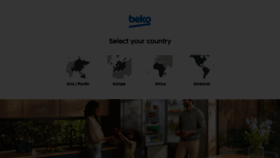 What Beko.com website looked like in 2023 (1 year ago)