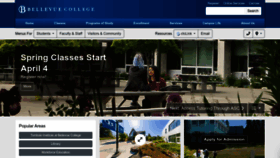 What Bellevuecollege.edu website looked like in 2023 (1 year ago)