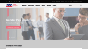 What Bdo.co.uk website looked like in 2023 (1 year ago)