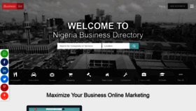What Businesslist.com.ng website looked like in 2023 (1 year ago)