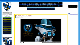 What Blueknights.org website looked like in 2023 (1 year ago)
