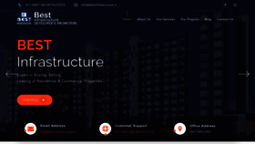What Bestinfrastructure.in website looked like in 2023 (1 year ago)