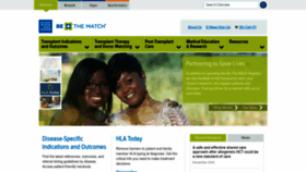 What Bethematchclinical.org website looked like in 2023 (1 year ago)