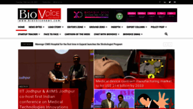 What Biovoicenews.com website looked like in 2023 (1 year ago)