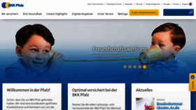 What Bkkpfalz.de website looked like in 2023 (1 year ago)