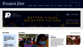 What Bangkokpost.com website looked like in 2023 (1 year ago)