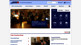What Berlin.de website looked like in 2023 (1 year ago)