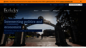 What Berkeley.edu website looked like in 2023 (1 year ago)
