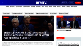 What Bfmtv.com website looked like in 2023 (1 year ago)