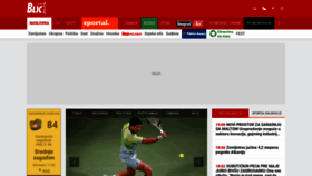 What Blic.rs website looked like in 2023 (2 years ago)