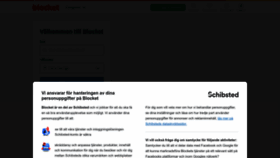 What Blocket.se website looked like in 2023 (1 year ago)