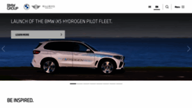 What Bmwgroup.com website looked like in 2023 (1 year ago)