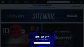 What Bodybuilding.com website looked like in 2023 (1 year ago)