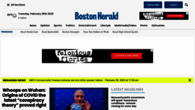 What Bostonherald.com website looked like in 2023 (1 year ago)