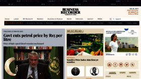 What Brecorder.com website looked like in 2023 (2 years ago)