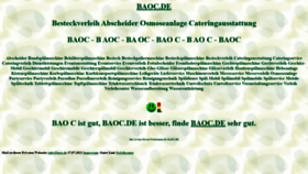 What Baoc.de website looked like in 2023 (1 year ago)