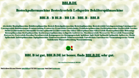 What Bblb.de website looked like in 2023 (3 years ago)