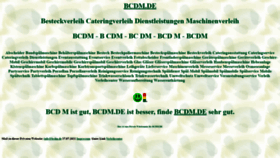 What Bcdm.de website looked like in 2023 (3 years ago)