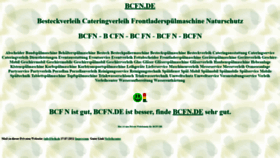 What Bcfn.de website looked like in 2023 (3 years ago)