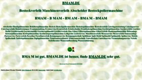 What Bmam.de website looked like in 2023 (1 year ago)
