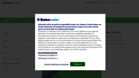 What Buienradar.nl website looked like in 2023 (1 year ago)