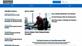 What Businessnewsdaily.com website looked like in 2023 (1 year ago)