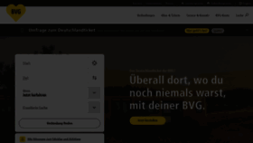 What Bvg.de website looked like in 2023 (2 years ago)