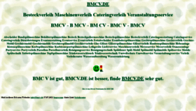 What Bmcv.de website looked like in 2023 (2 years ago)