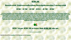 What Btbc.de website looked like in 2023 (1 year ago)