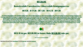 What Bugr.de website looked like in 2023 (1 year ago)