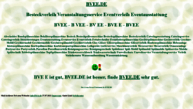 What Bvee.de website looked like in 2023 (3 years ago)
