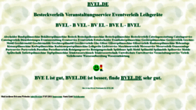 What Bvel.de website looked like in 2023 (3 years ago)