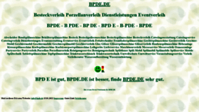 What Bpde.de website looked like in 2023 (1 year ago)