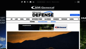 What Breakingdefense.com website looked like in 2023 (1 year ago)