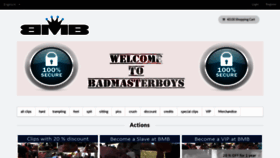 What Badmasterboys.biz website looked like in 2023 (1 year ago)