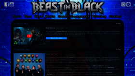 What Beastinblack.com website looked like in 2023 (1 year ago)