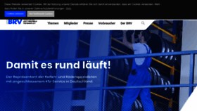 What Bundesverband-reifenhandel.de website looked like in 2023 (1 year ago)